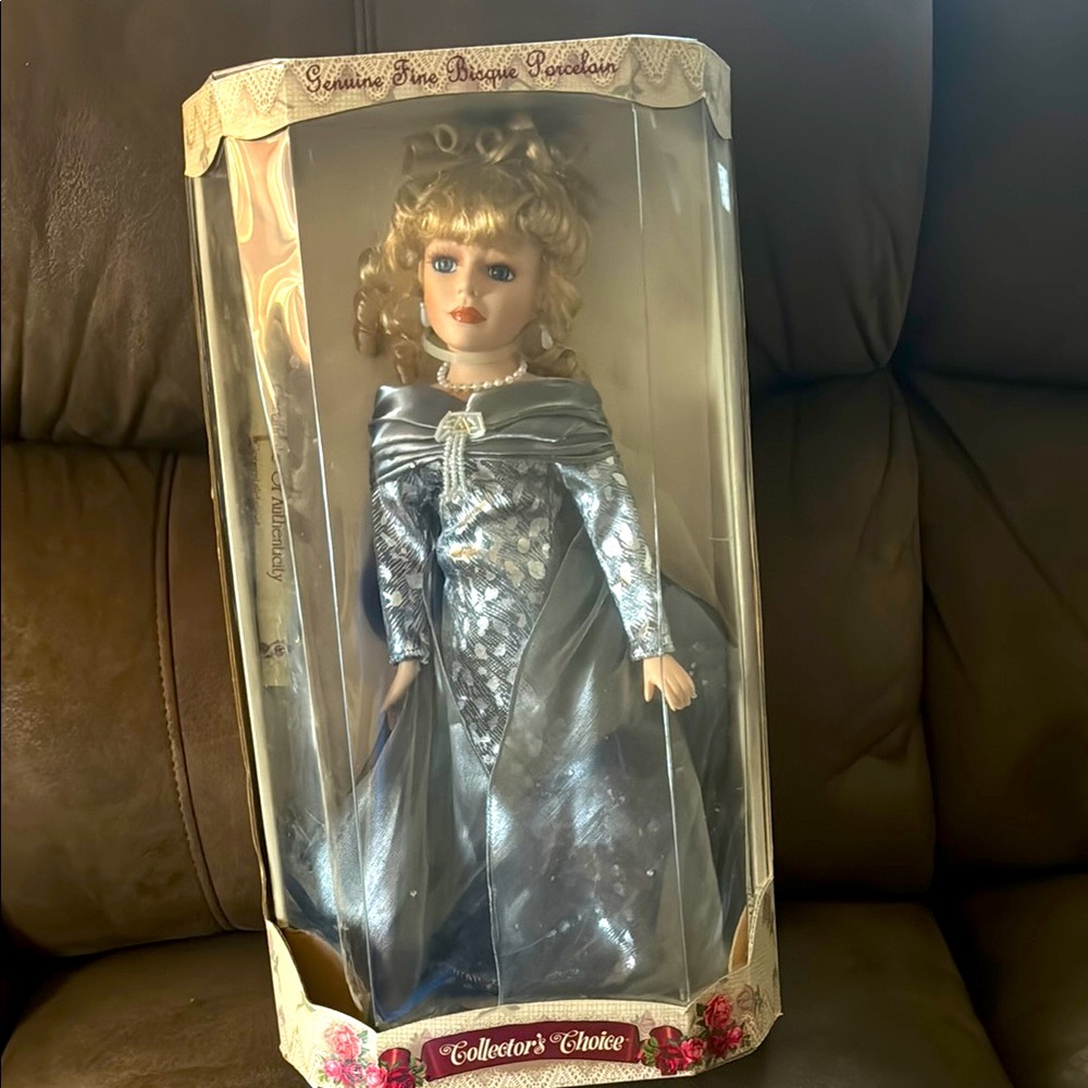 Blue Porcelain Doll